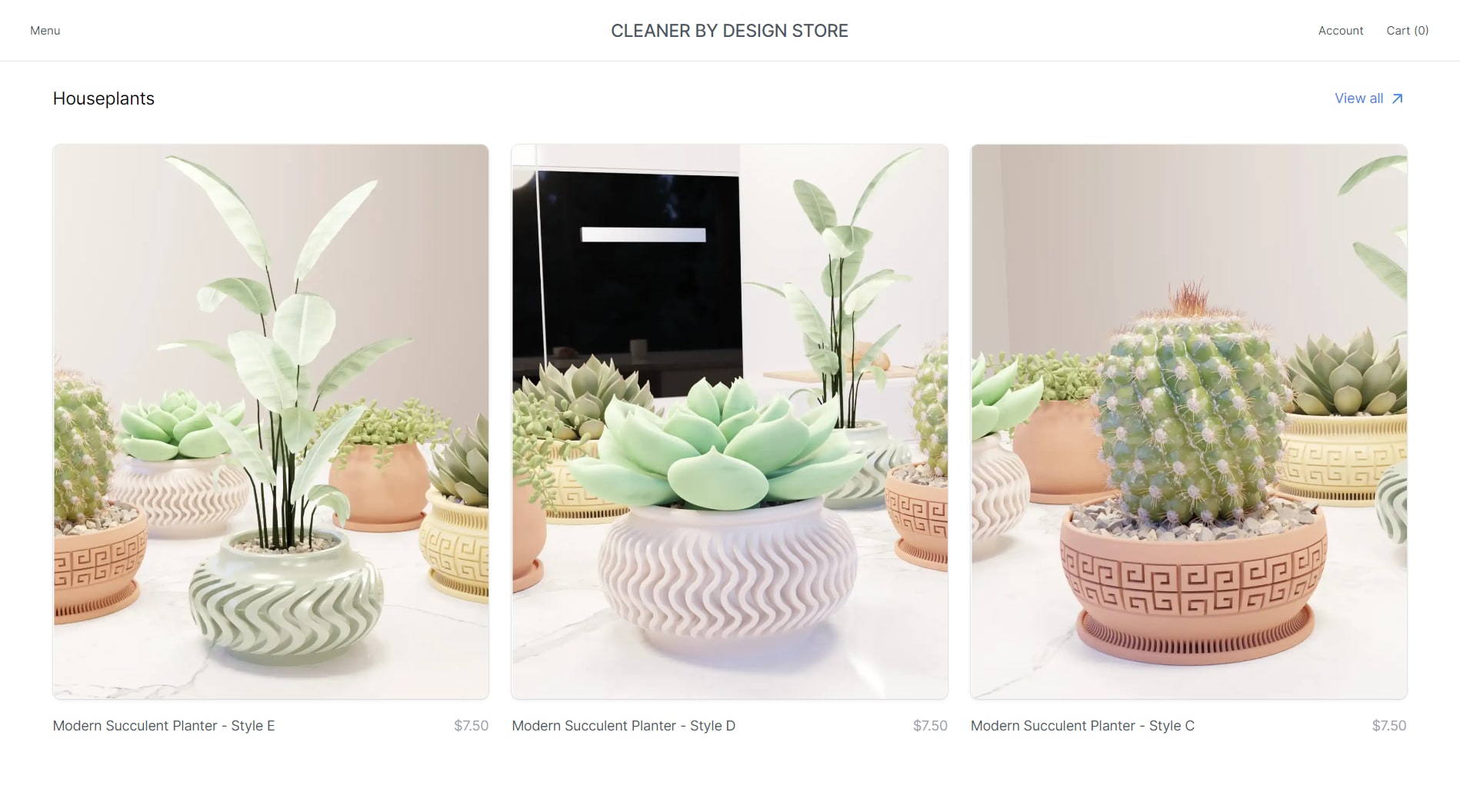 Cleaner By Design — Landing