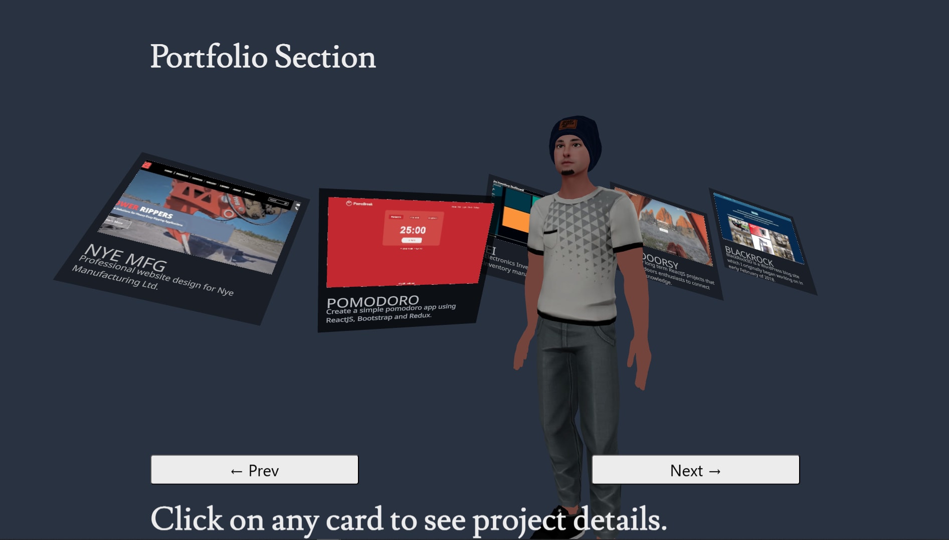 3D Portfolio — portfolio