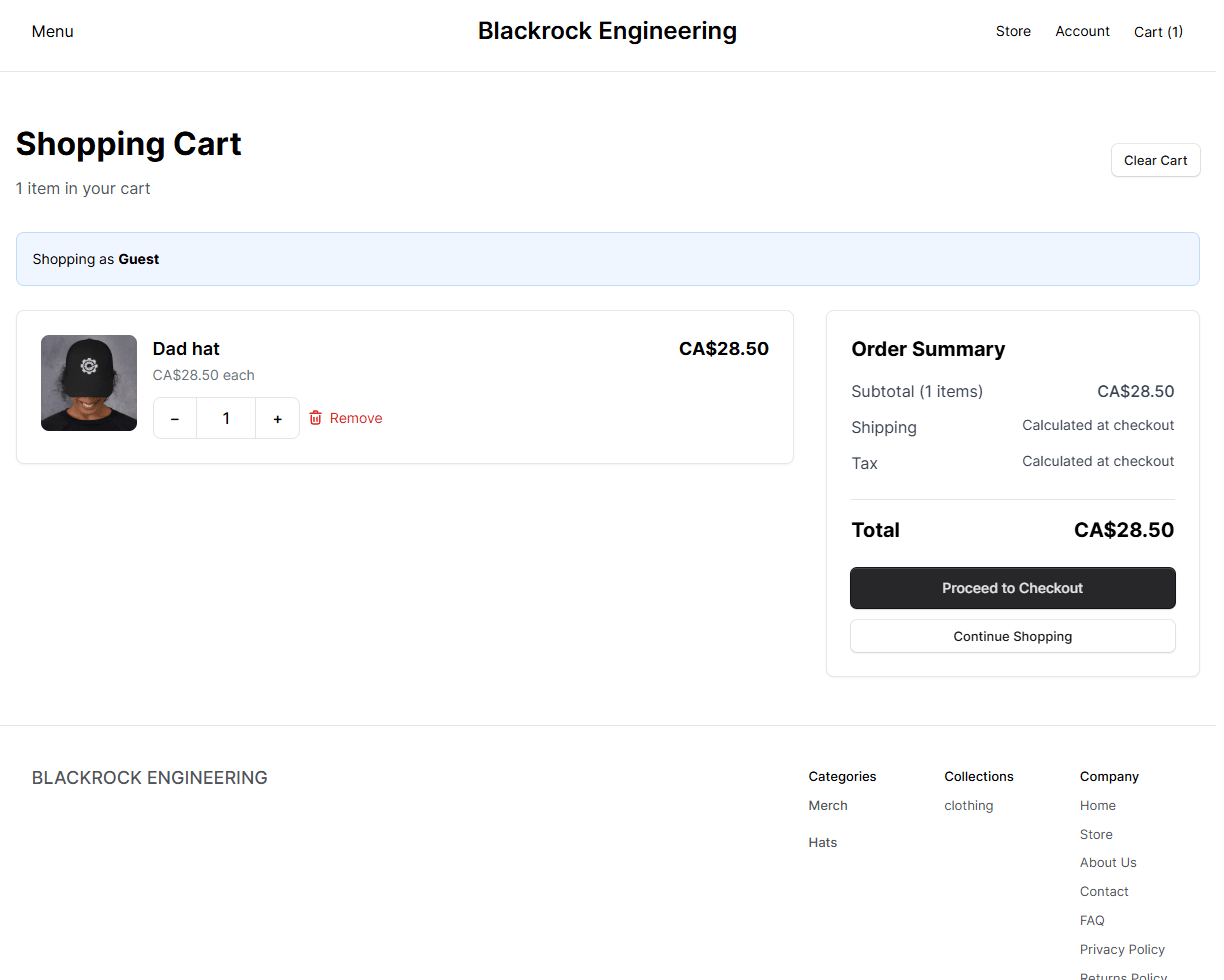 Stripe checkout integration