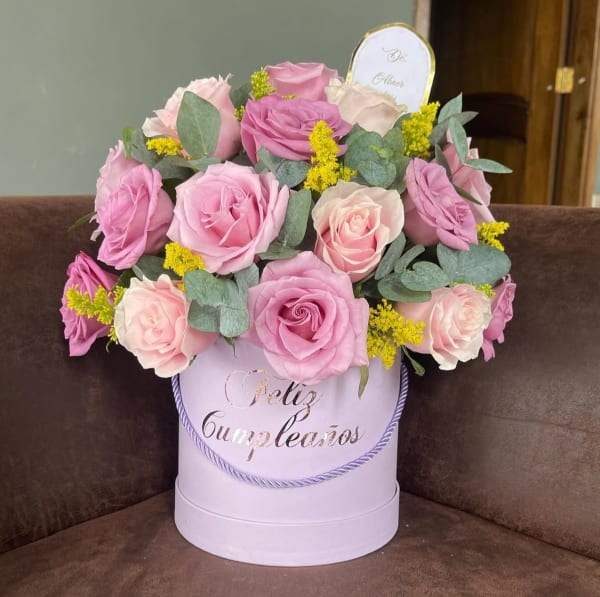Caja de rosas
