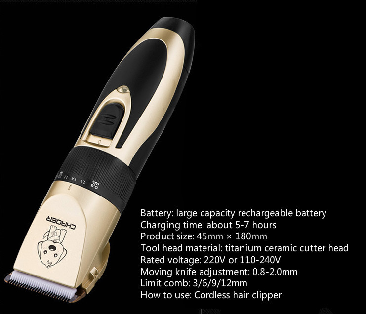 Dog Grooming Clipper Set