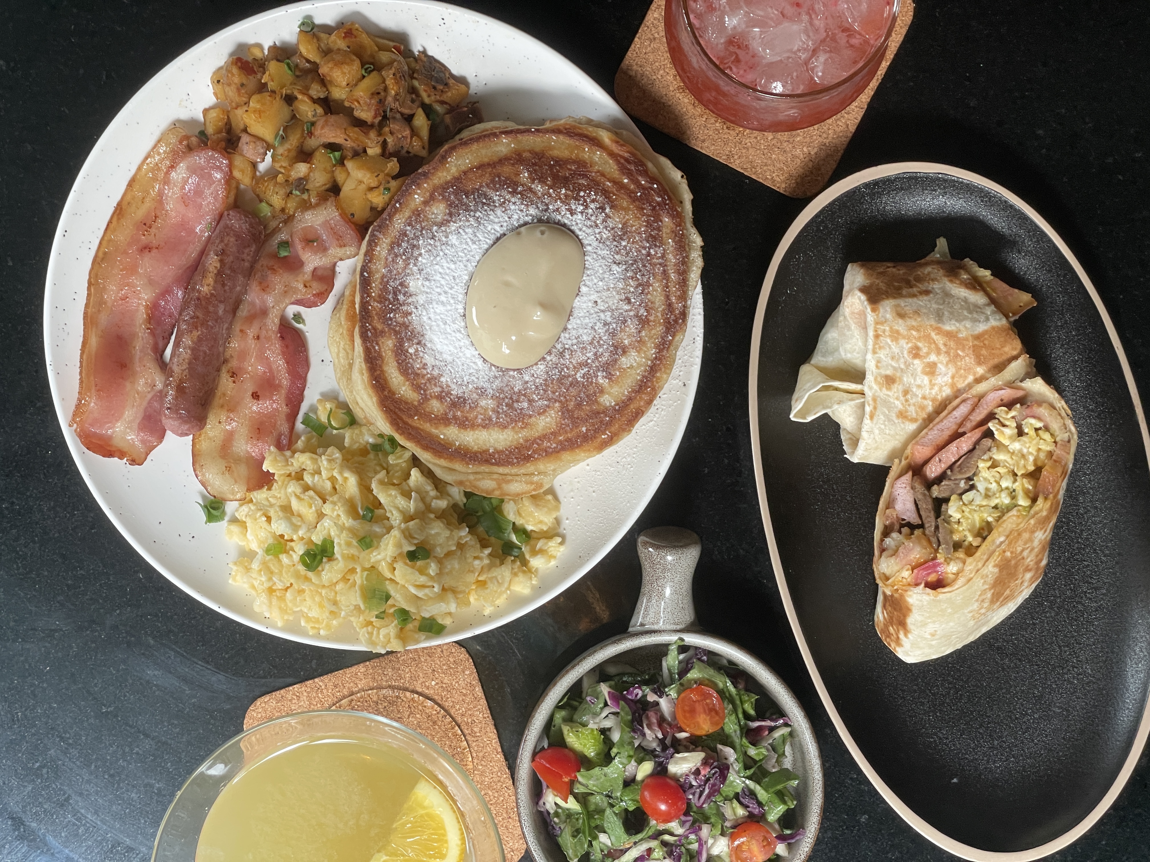 A photograph of a well-presented dish, taken by a hobbyist food photographer.