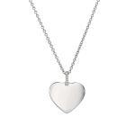 14KT Gold Heart Engraveable Pendant Necklace