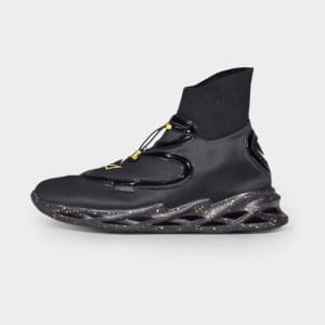 MEN'S/WOMEN'S/YOUTH'S LUXE CUSHIONED HIGH TOPS BLACKOUT (WOMEN 4.5)