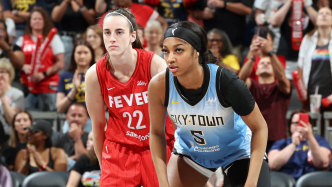 Angel Reese and Caitlin Clark WNBA