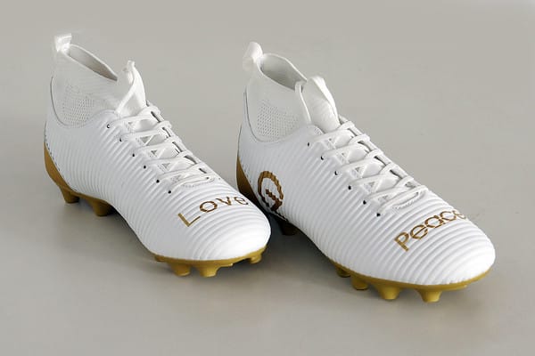 Ozell Brand Women's White Football Cleats