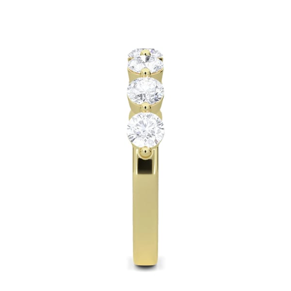 The Soule Round 1.00cttw Half Eternity Band 14K Yellow Gold LGD