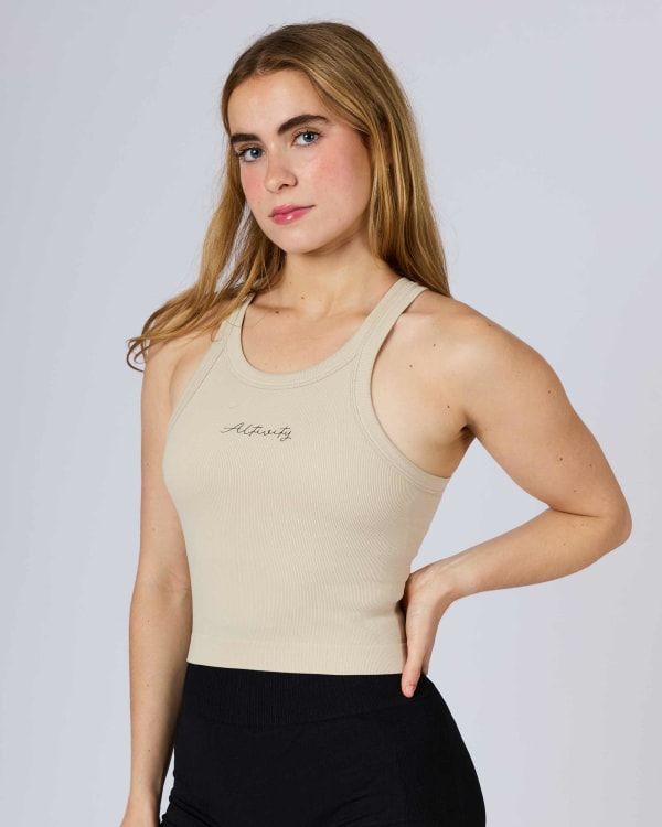 Sporty Tank Top (Tan)