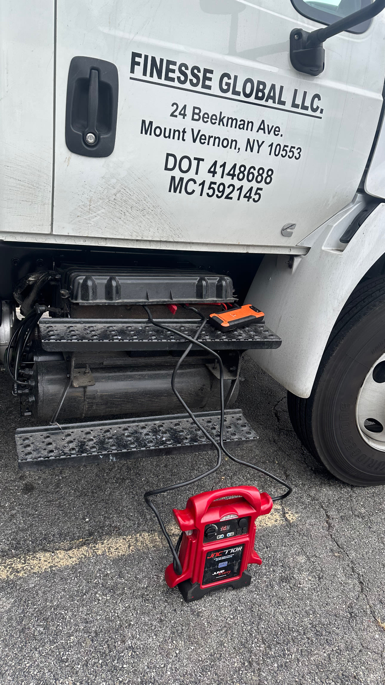 Roadside assistance job in the Bronx
