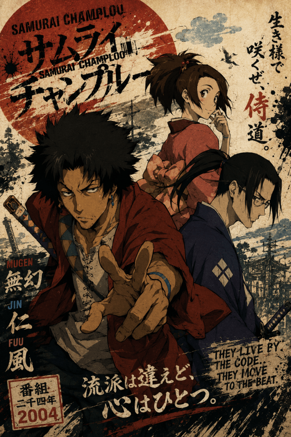 Samurai Champloo — Lo-Fi Samurai | Anime Poster — artwork