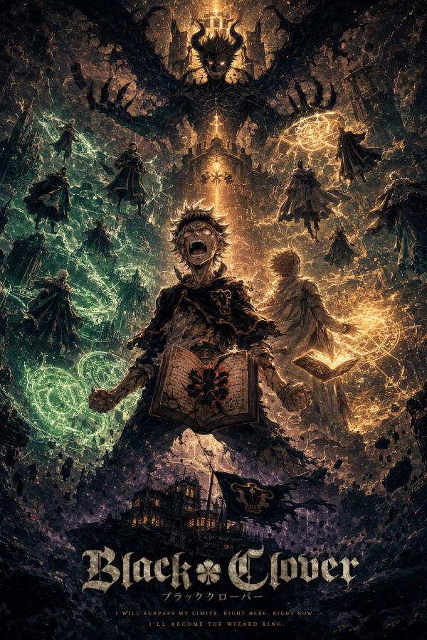 Asta — The Wizard King | Black Clover Poster — artwork