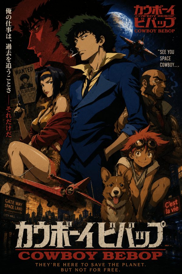 Cowboy Bebop — Galactic Bounty Hunters | Anime Poster — artwork