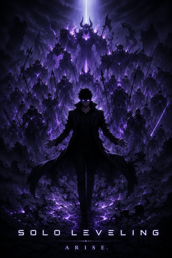 Sung Jinwoo — Arise | Solo Leveling Poster — artwork