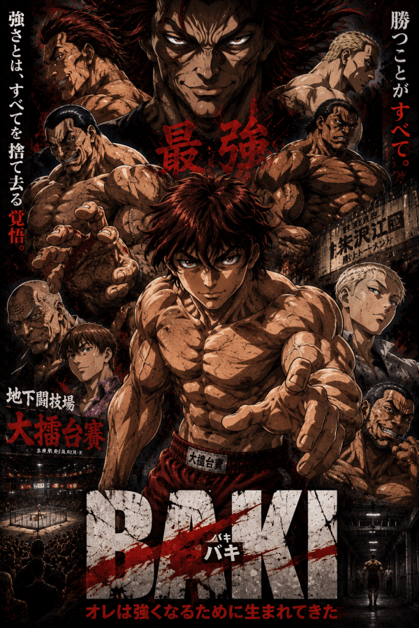 Baki Hanma — The Ultimate Battle | Baki Poster — artwork