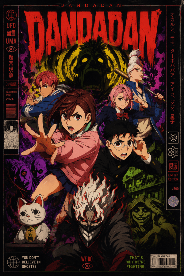 Dandadan — Occult & Aliens | Anime Poster — artwork