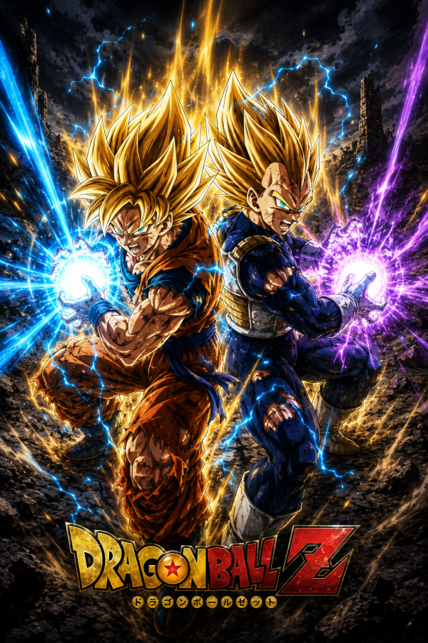 Dragon Ball — Super Saiyan Showdown | Anime Poster — artwork