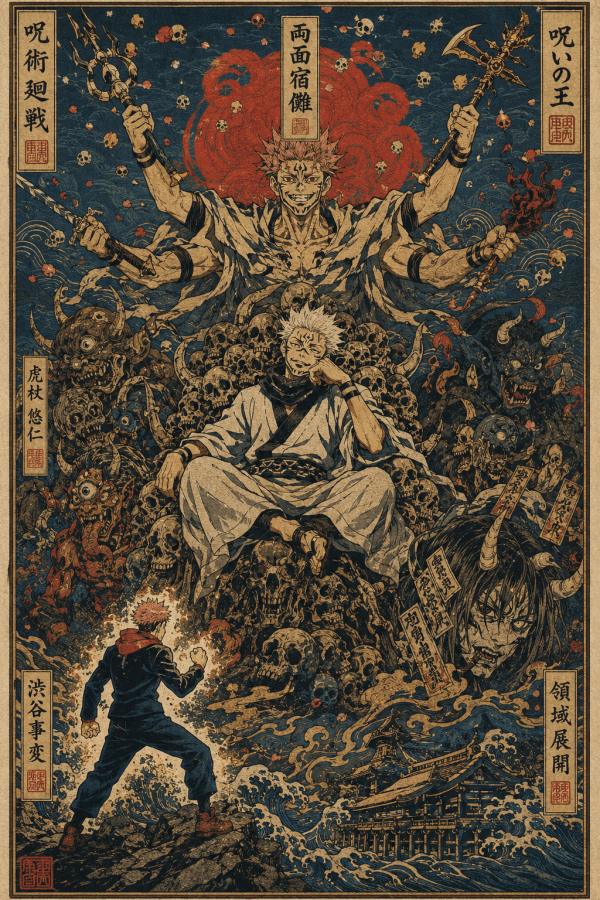 Ryomen Sukuna — King of Curses | Jujutsu Kaisen Poster — artwork