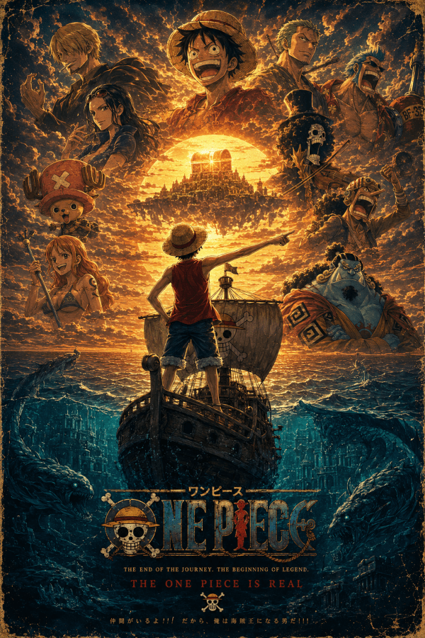 One Piece — The Treasure Hunt Begins | Anime Poster — artwork