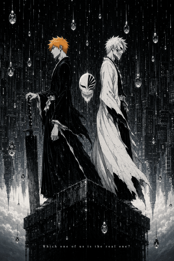 Ichigo Kurosaki — Which One Is Real | Bleach Poster — artwork