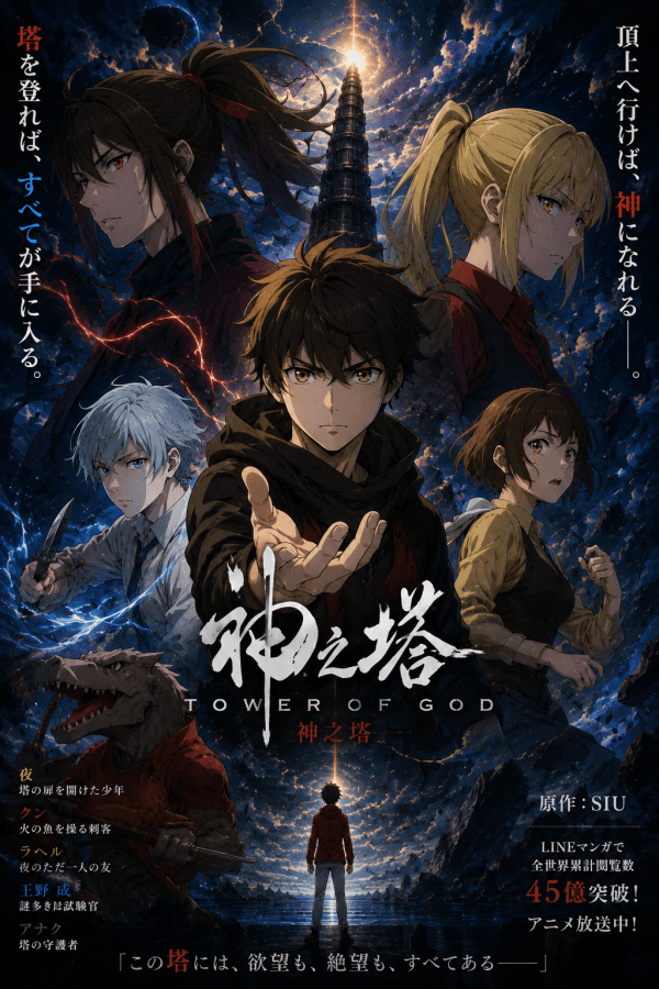 Bam — Climb the Tower | Tower of God Poster — artwork