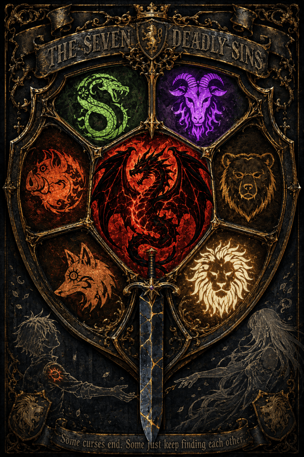The Seven Deadly Sins — Heraldry | Anime Poster — artwork
