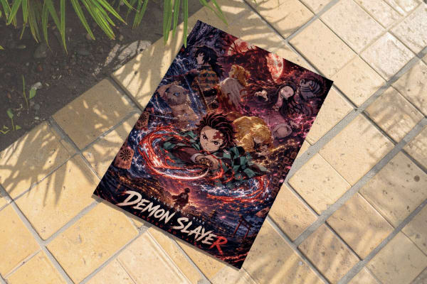 Demon Slayer — Blood Moon Rising | Anime Poster