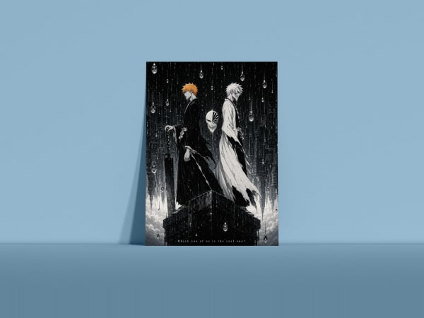 Ichigo Kurosaki — Which One Is Real | Bleach Poster