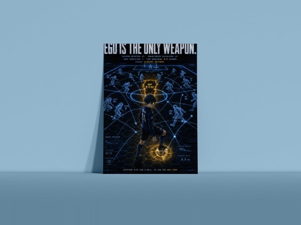 Yoichi Isagi — Ego Is the Only Weapon | Blue Lock Poster