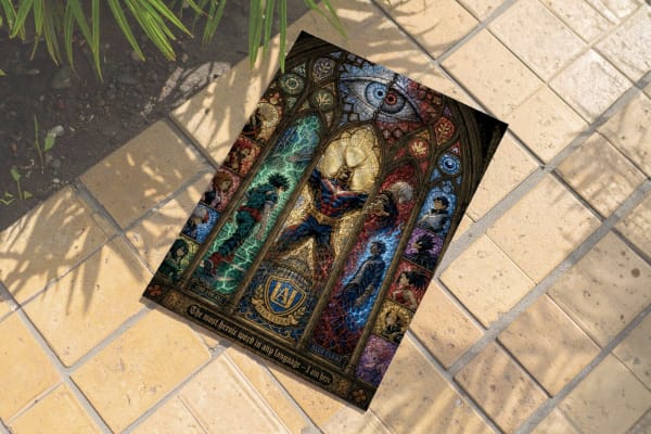 My Hero Academia — Stained Glass | Anime Poster
