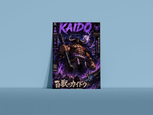 Kaido — King of the Beasts | One Piece Poster
