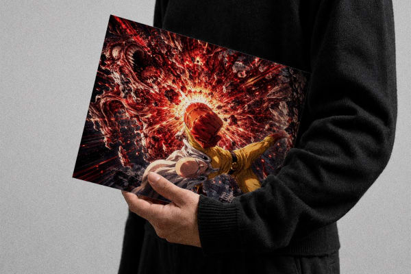 Saitama — One Punch | One Punch Man Poster