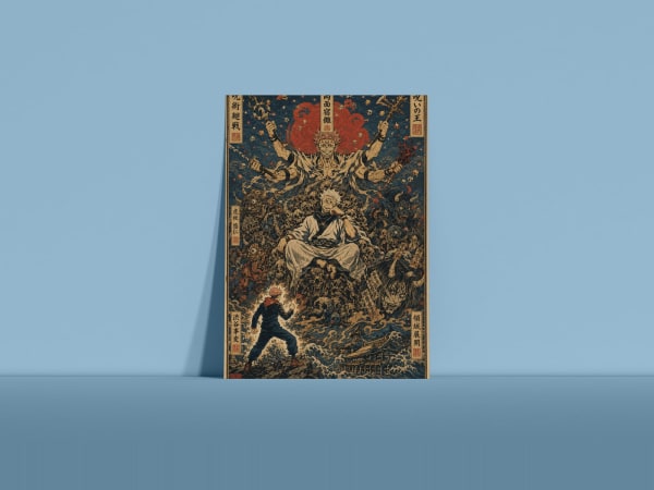 Ryomen Sukuna — King of Curses | Jujutsu Kaisen Poster