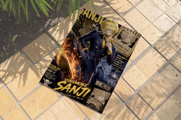 Sanji — Black Leg in Flames | One Piece Poster