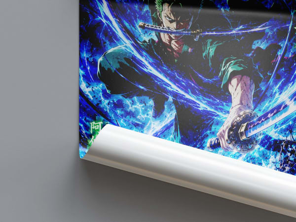 Roronoa Zoro — Stormy Showdown | One Piece Poster