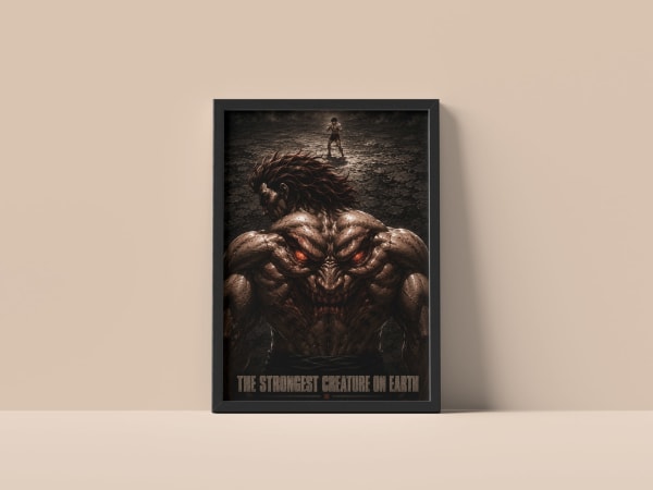 Yujiro Hanma — Strongest Creature on Earth | Baki Poster