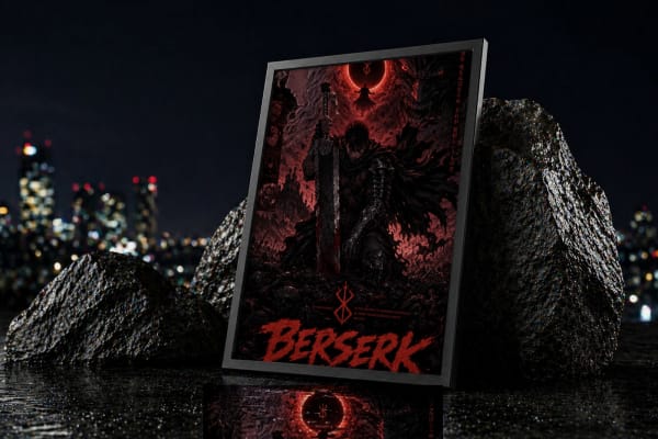 Guts — Blood-Red Eclipse | Berserk Poster