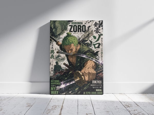 Roronoa Zoro — Three-Sword Style | One Piece Poster