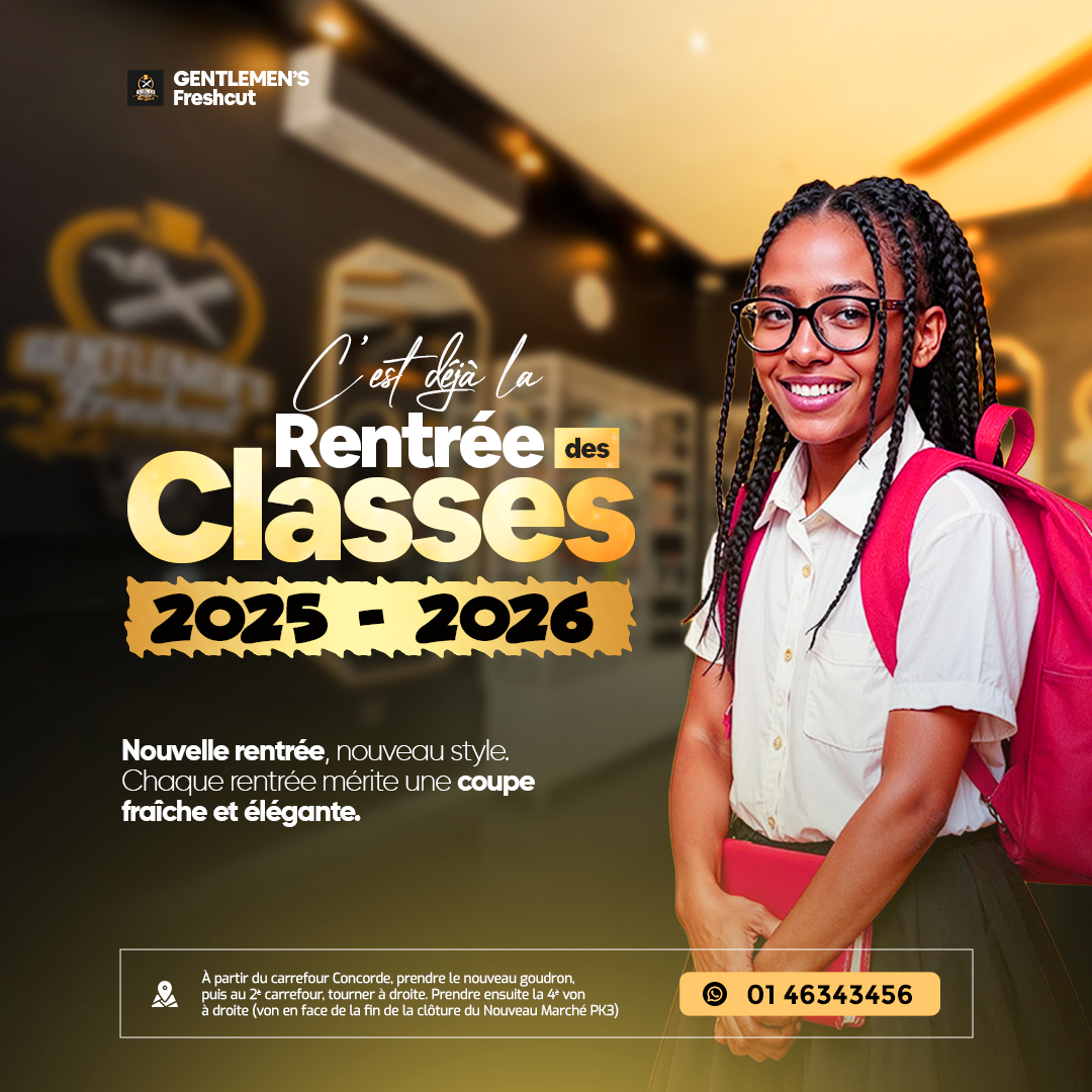 Rentrée des Classes : campagne Gentlemen's Freshcut