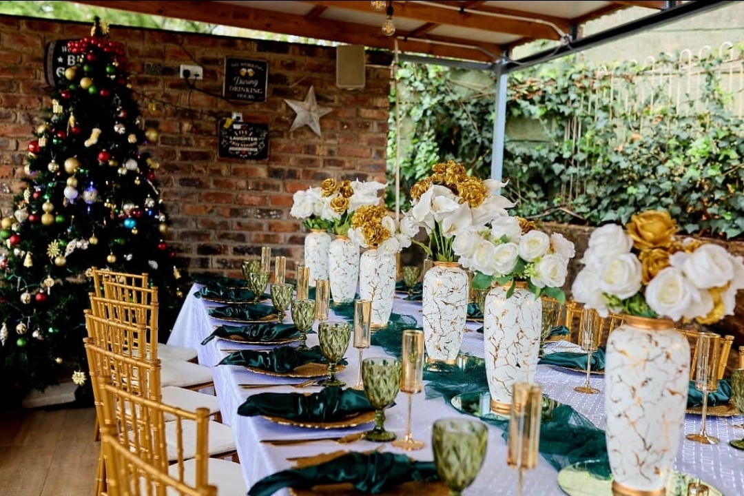 Detail of fine cutlery and whiteware