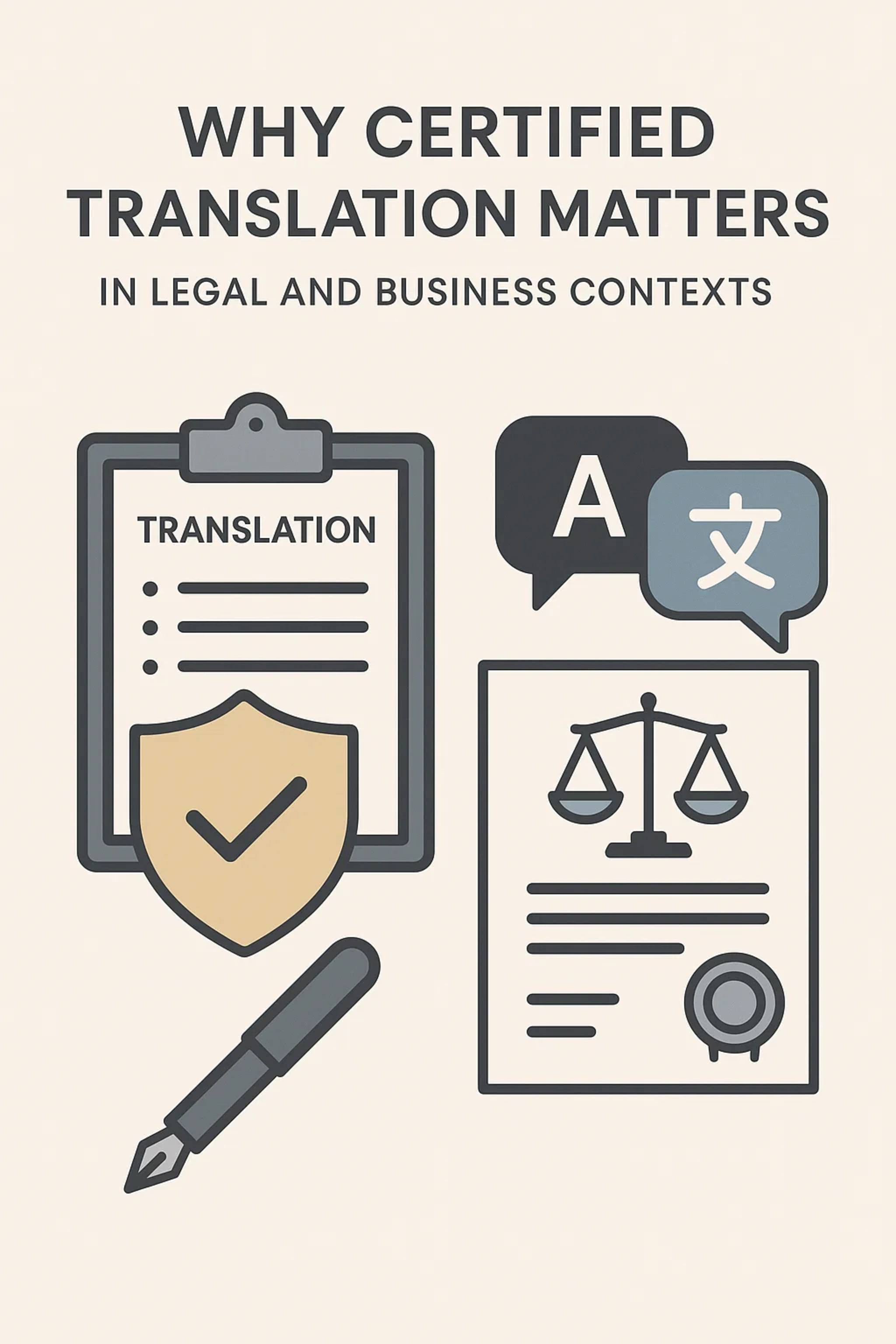 image: Why Certified Translation Matters in Legal and Business Contexts