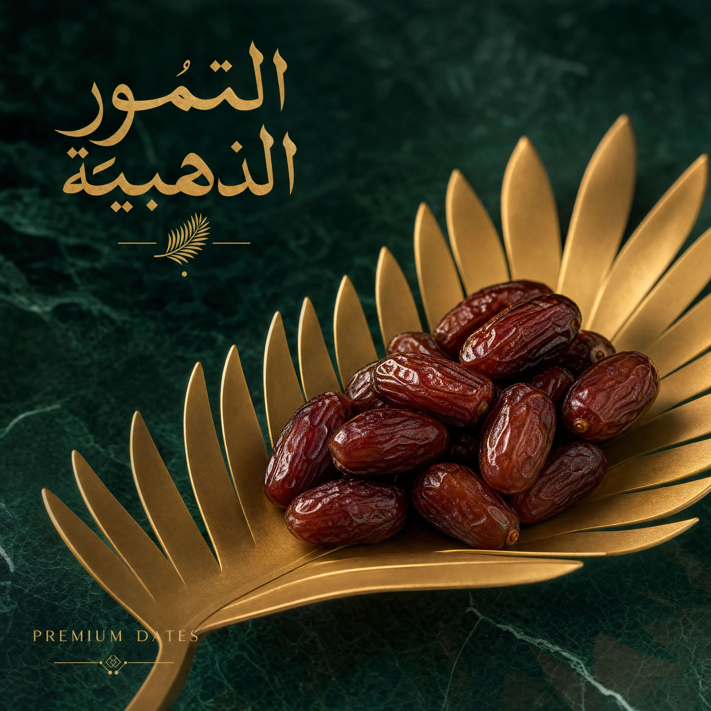 تسوق التمور الذهبية فاخرة من متجر المدهال