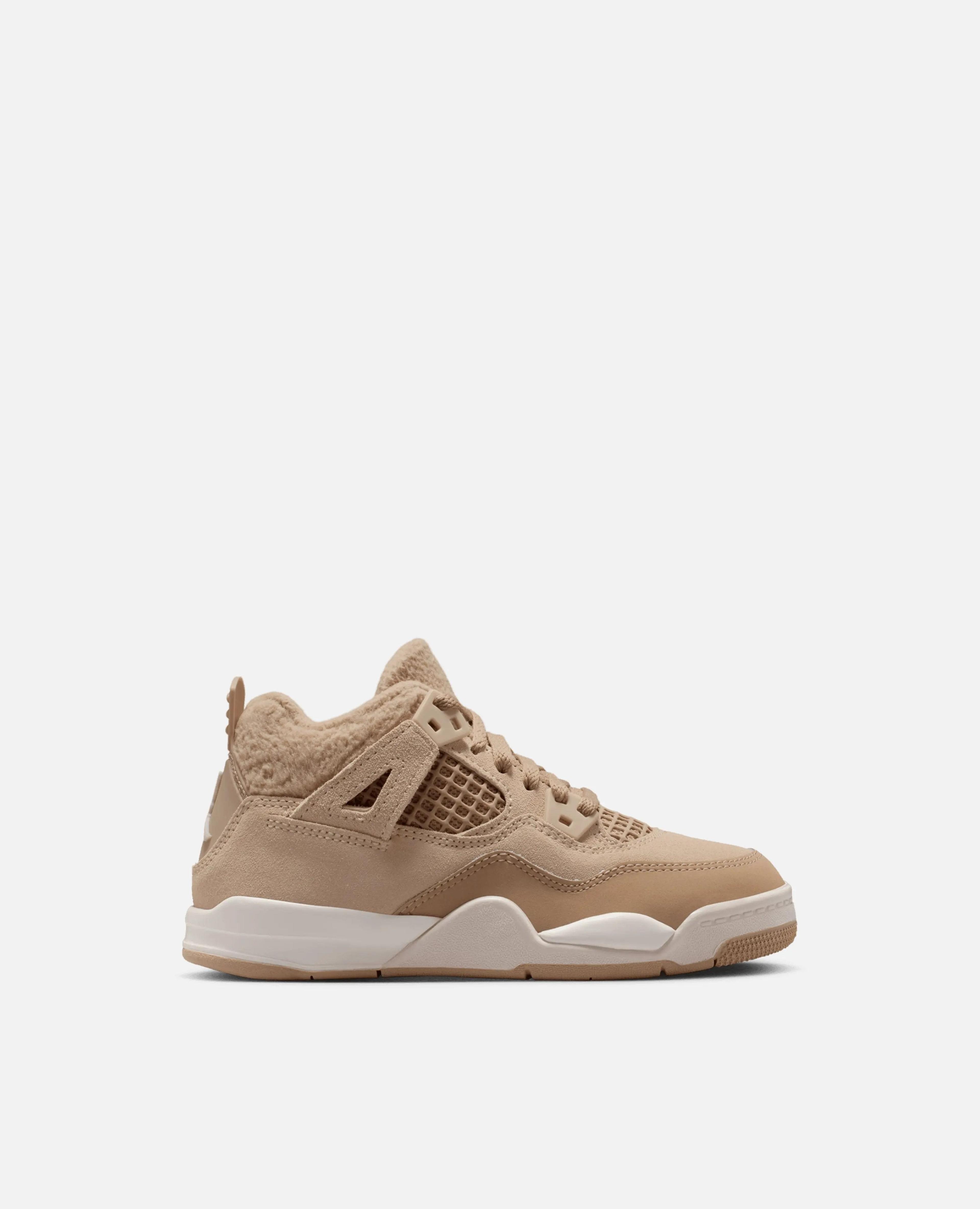 Nike Air Jordan (PS) 4 Retro Tex (Hemp/LT Orewood BRN)
