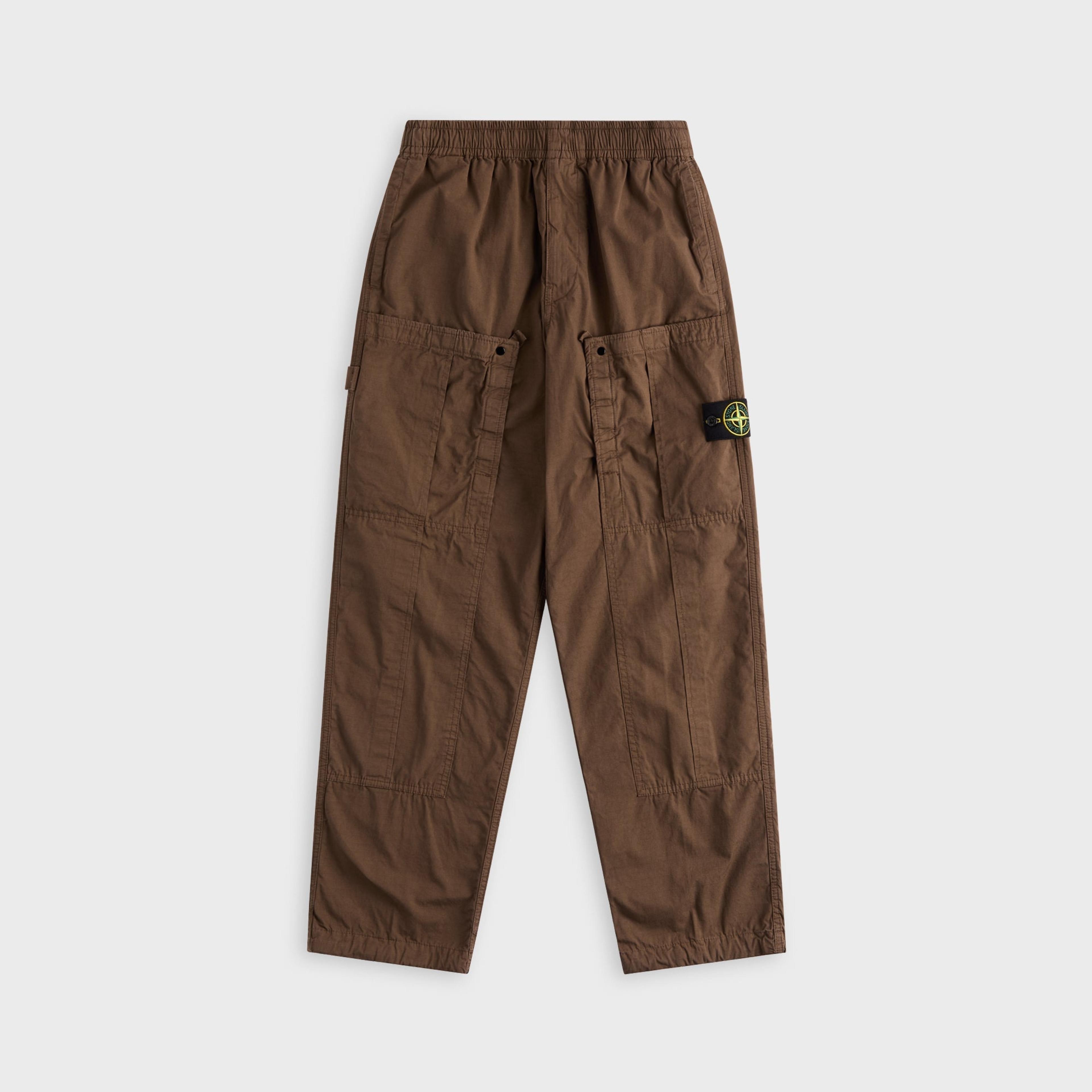 Stone Island Organic Cotton Cargo Pant - Umber