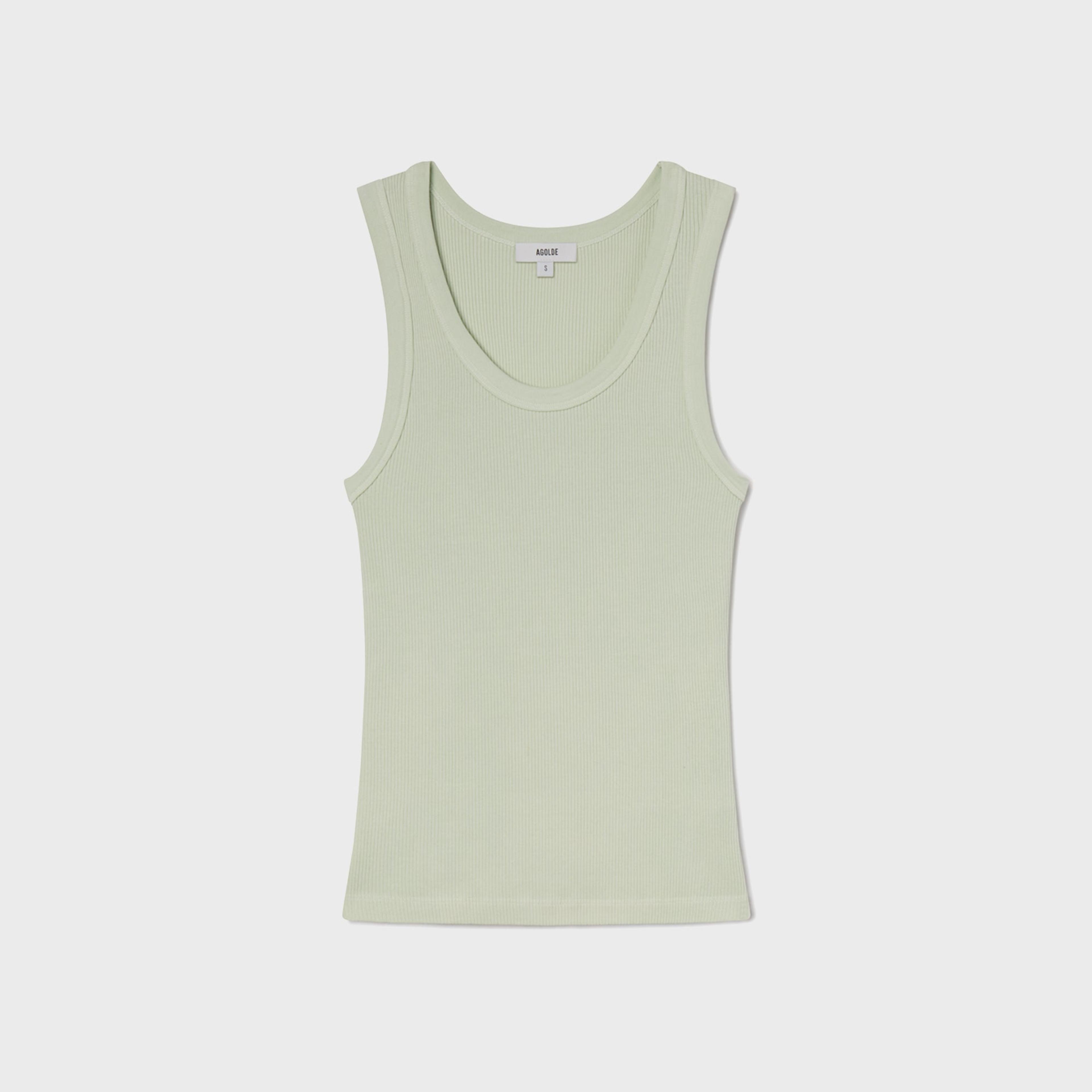 Agolde Poppy Tank - Mint Cream
