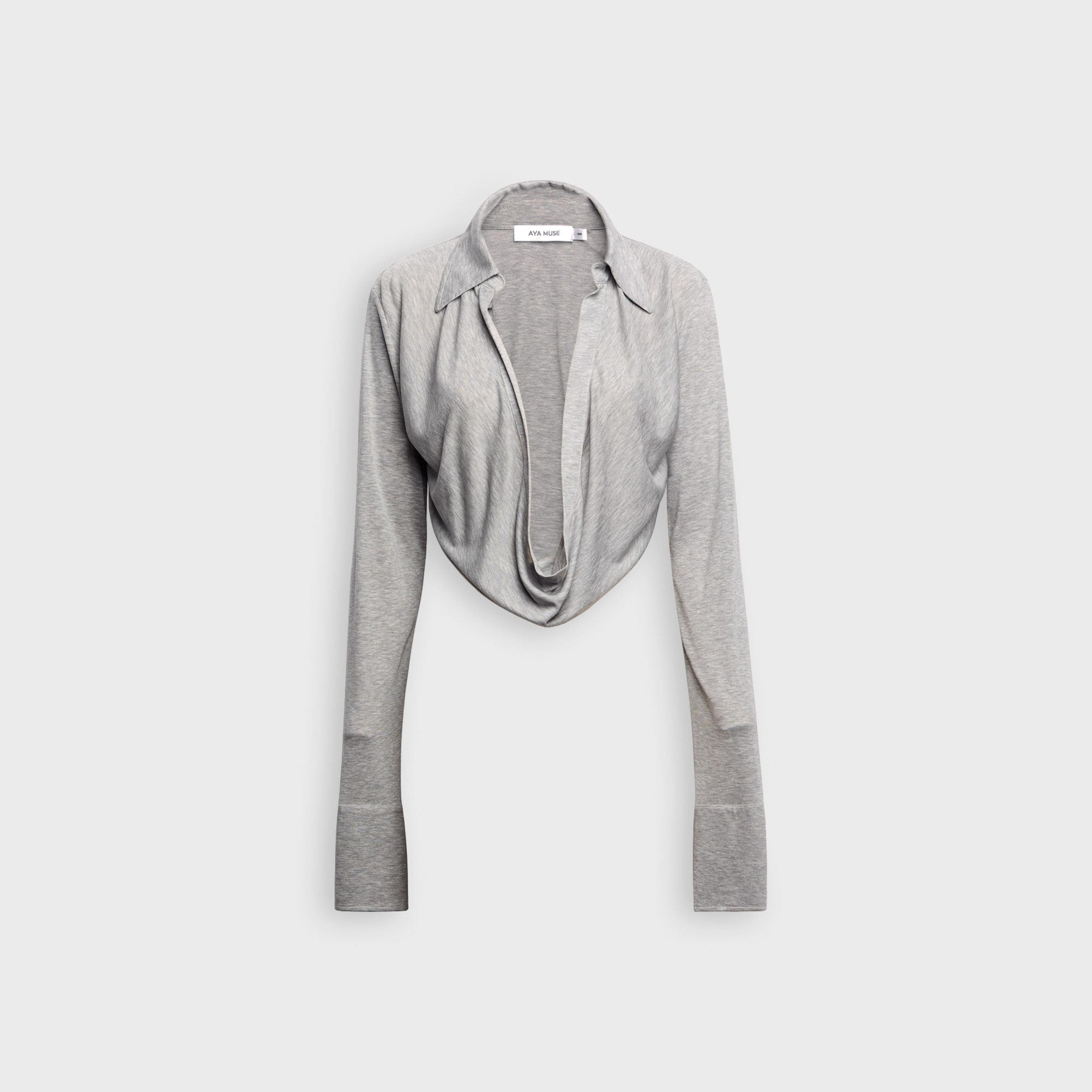 Aya Muse Feyra Top - Grey