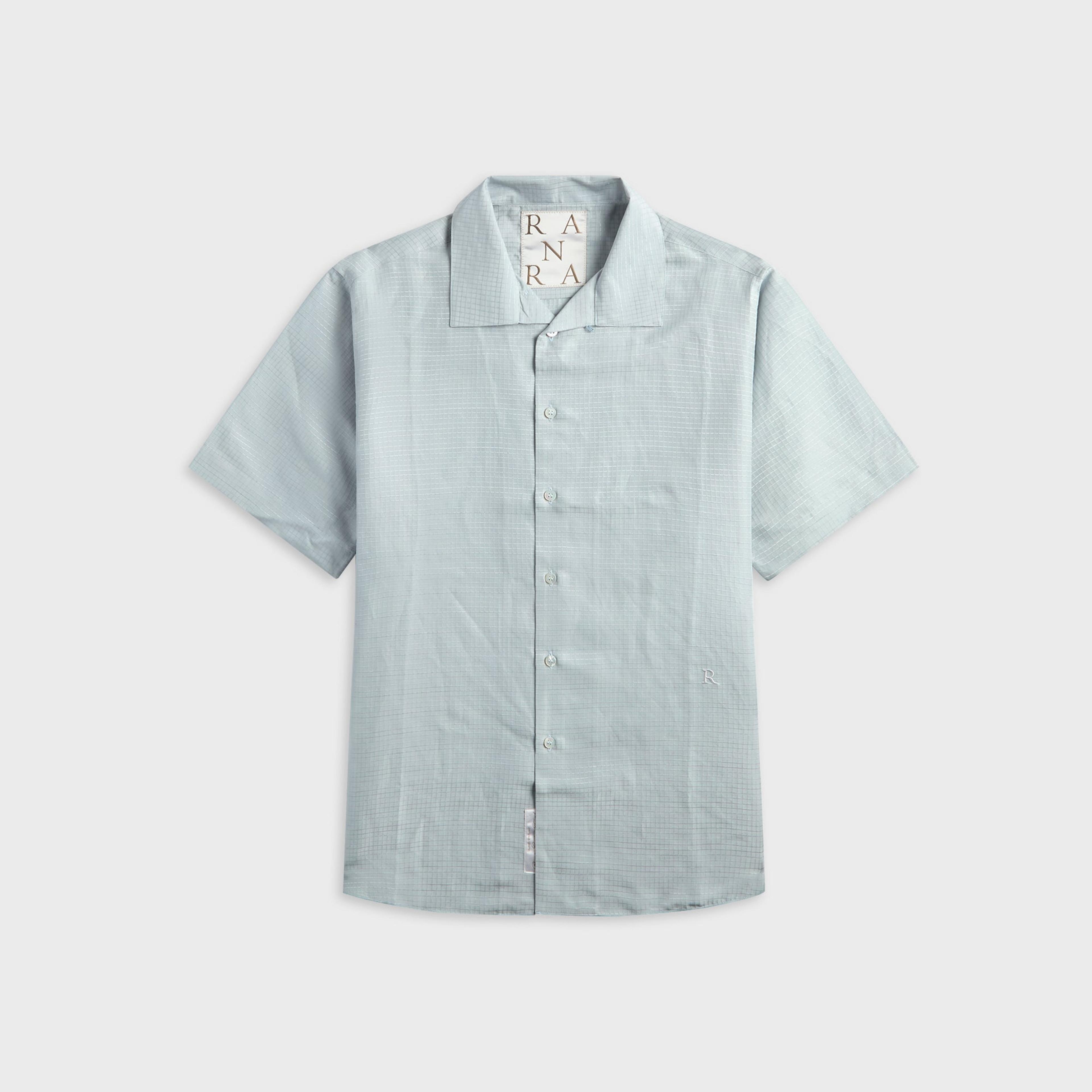 Ranra Sun Silk Linen Ripstop Short Sleeve Shirt - High Rise