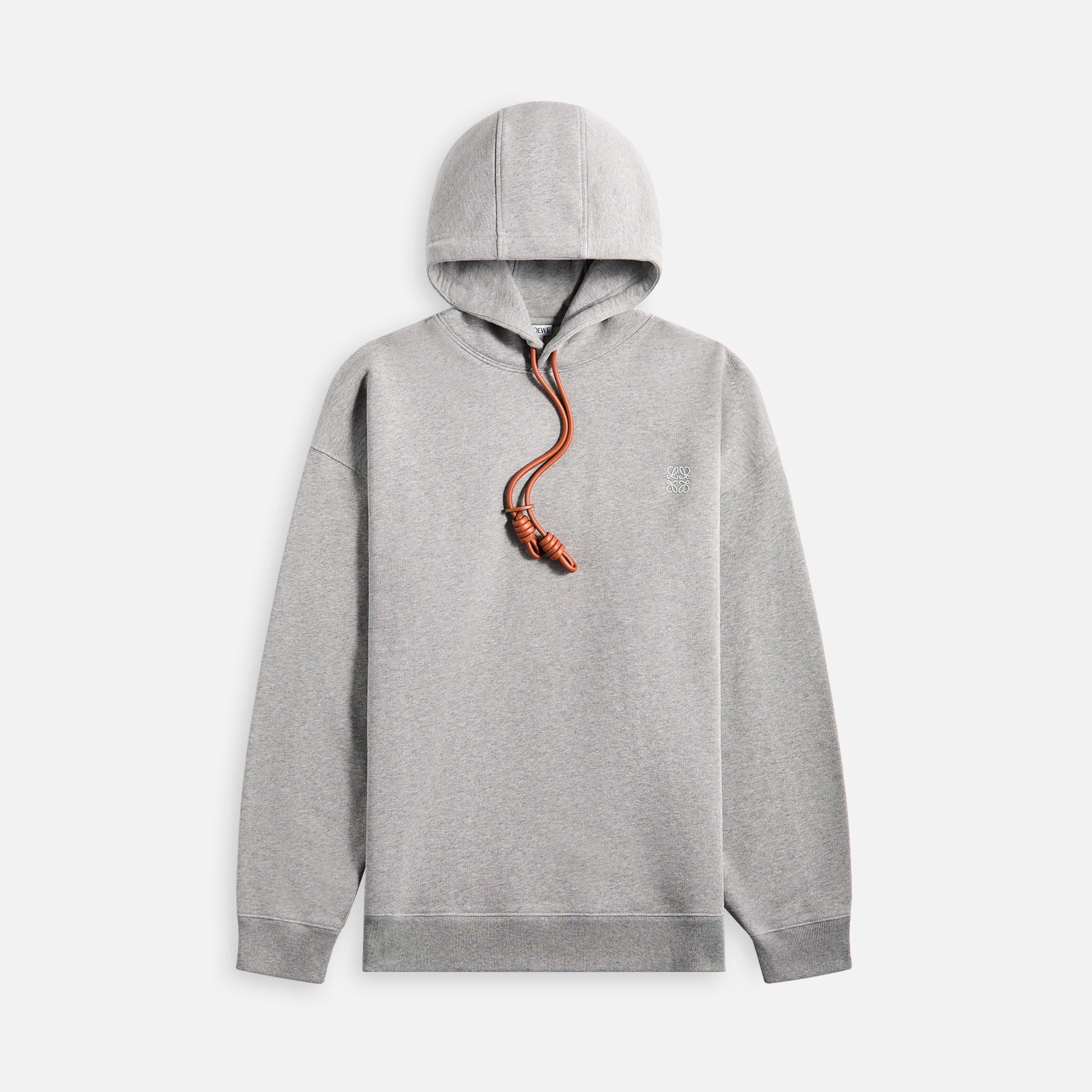Loewe Relaxed Fit Hoodie - Grey Melange