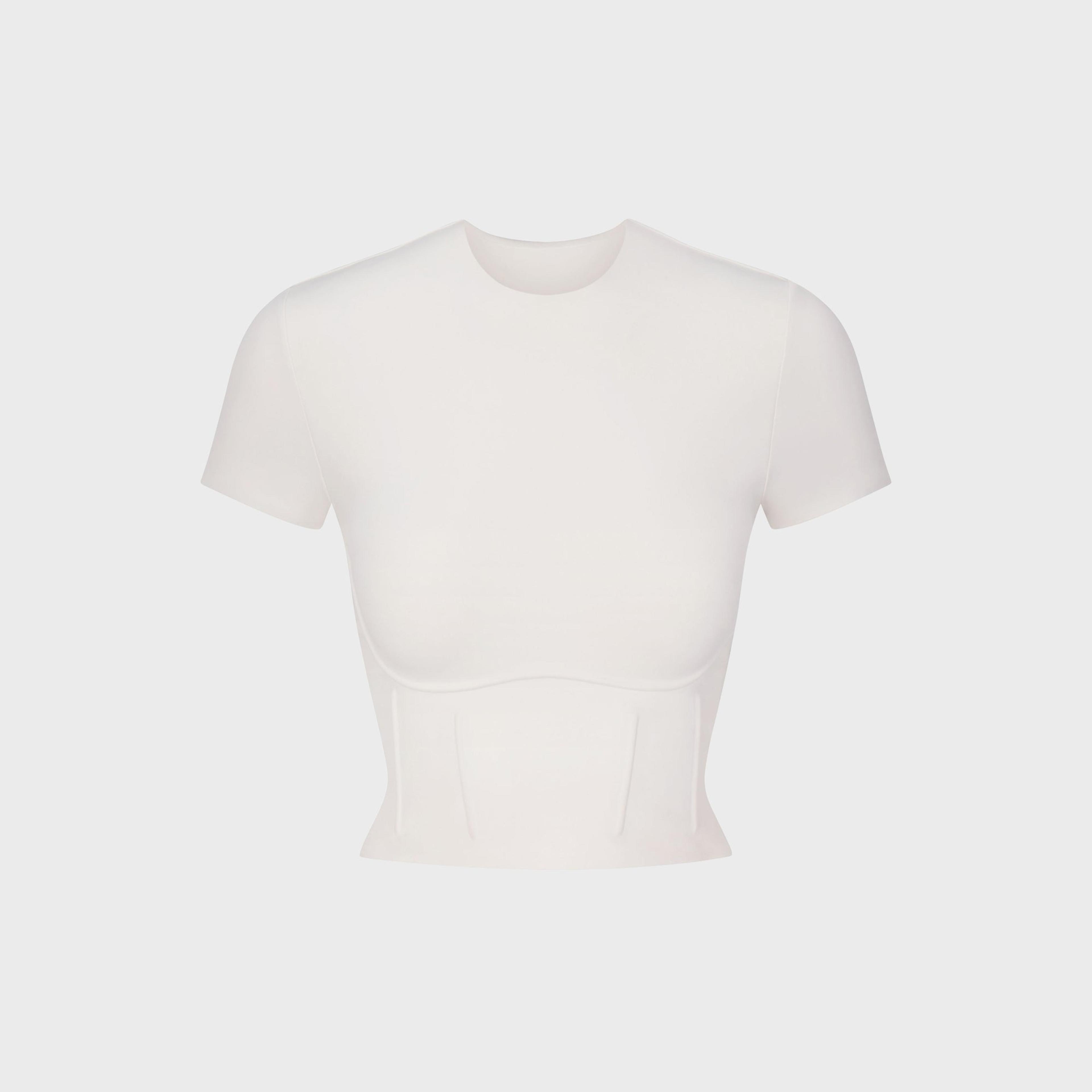 NikeSKIMS Matte Corset Cropped Top - Ivory