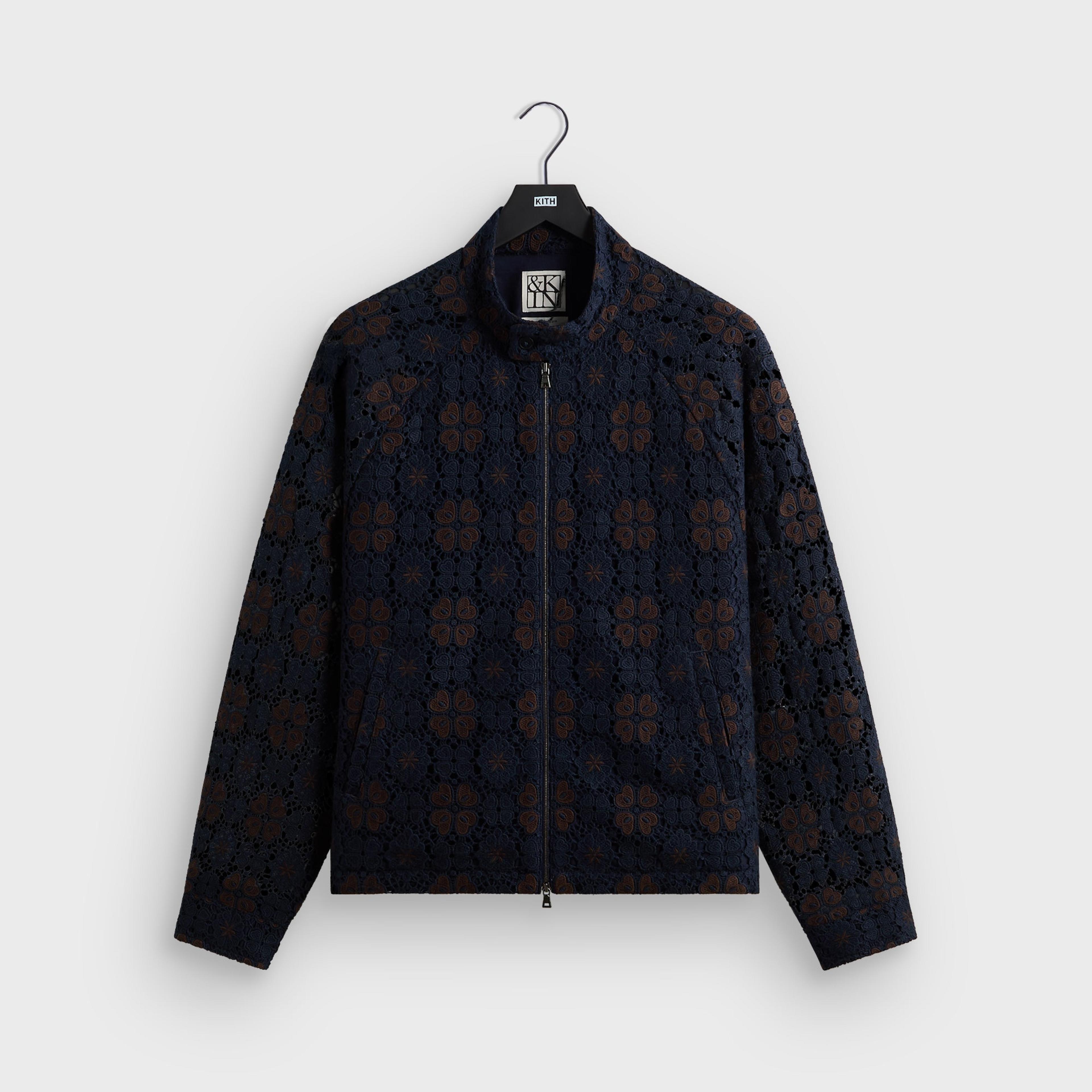 &Kin Retro Floral Lace Eddy Jacket - Cosmos