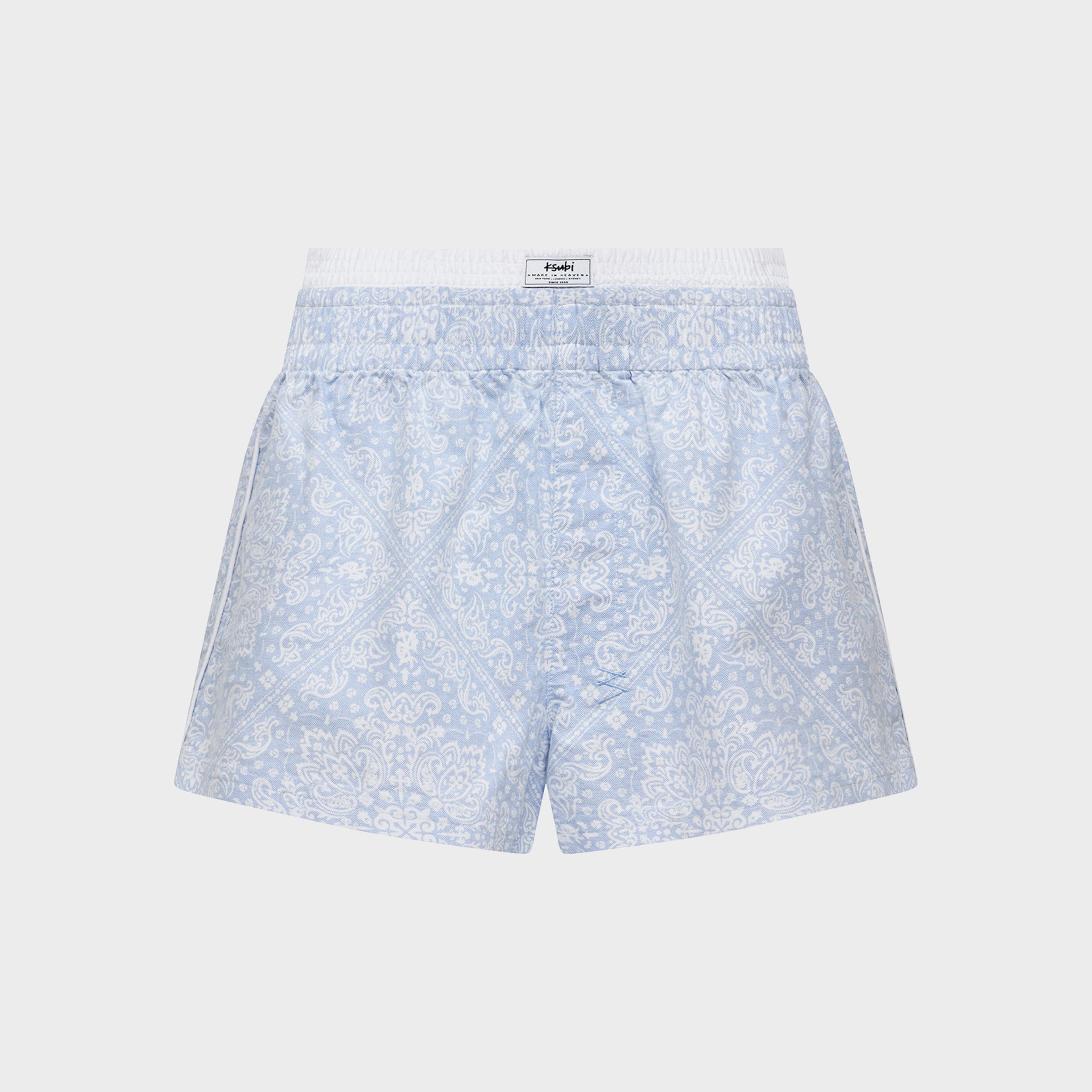 Ksubi Stacked Boxer Short - Bandana Blue